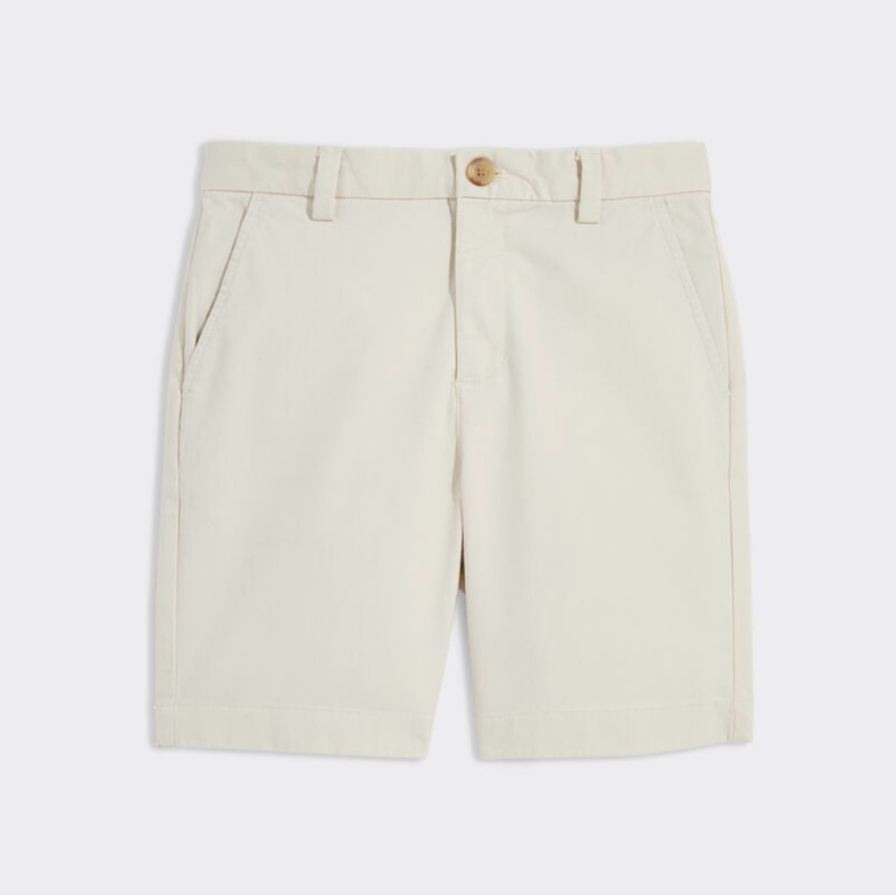 Boys Vineyard Vines Khaki Breaker Shorts - color Stone